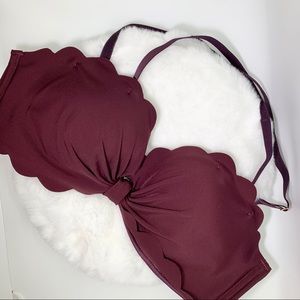 Cute wireless Wine Color Bra